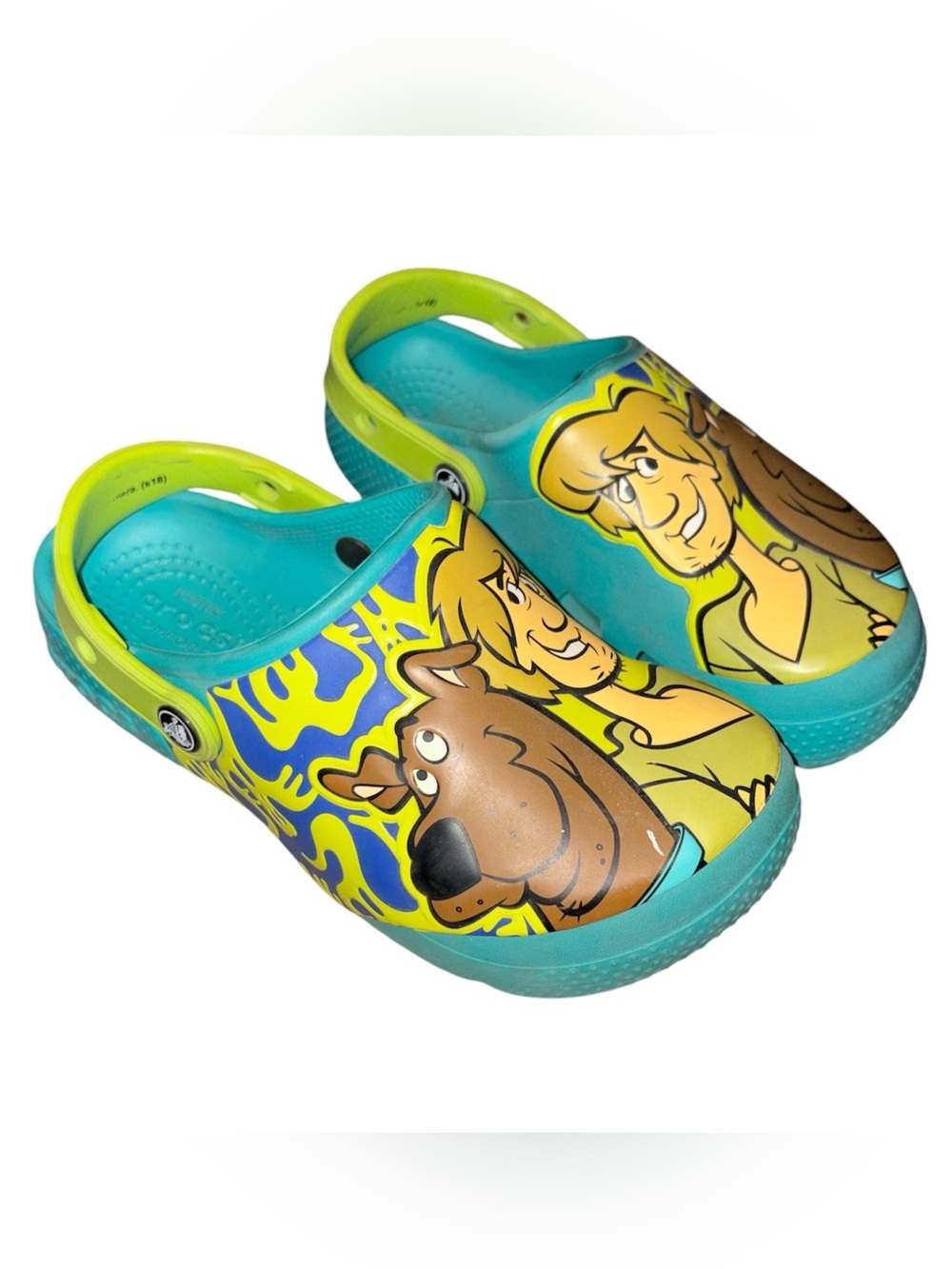 Shaggy + Scooby Doo  kids size 1 Crocs